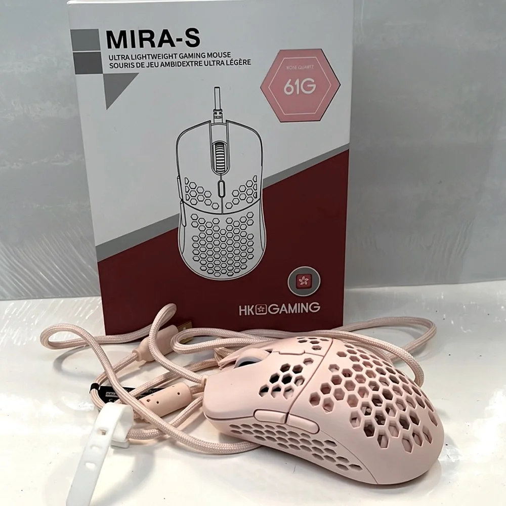 HK Gaming Mouse - Rose Quartz 💕
